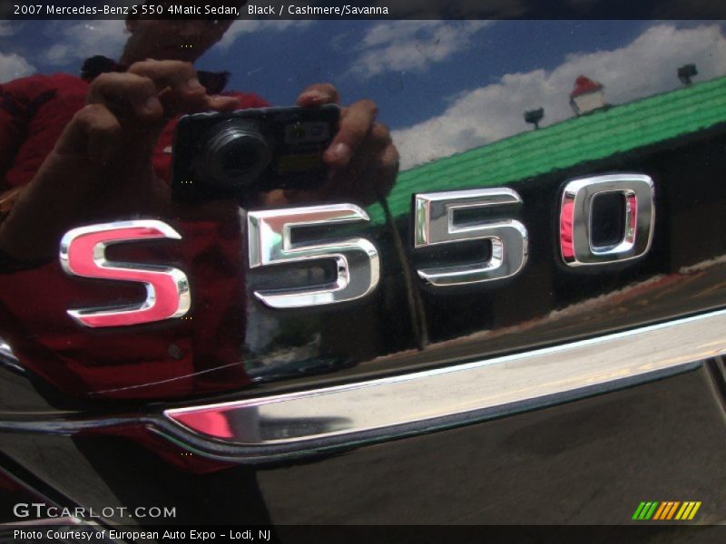 Black / Cashmere/Savanna 2007 Mercedes-Benz S 550 4Matic Sedan