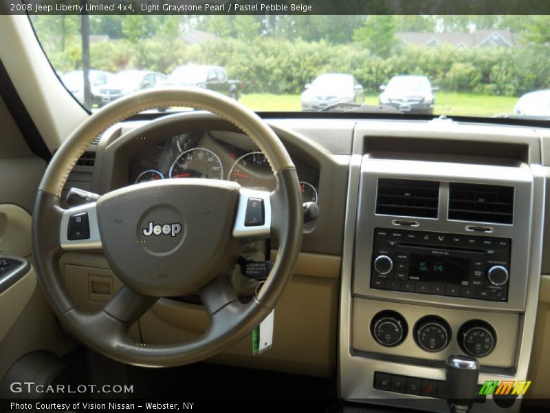 Light Graystone Pearl / Pastel Pebble Beige 2008 Jeep Liberty Limited 4x4