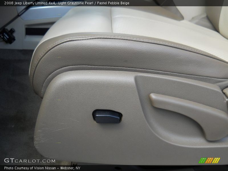 Light Graystone Pearl / Pastel Pebble Beige 2008 Jeep Liberty Limited 4x4