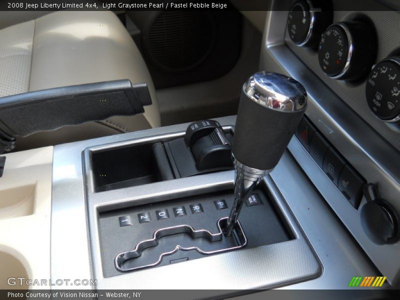 Light Graystone Pearl / Pastel Pebble Beige 2008 Jeep Liberty Limited 4x4