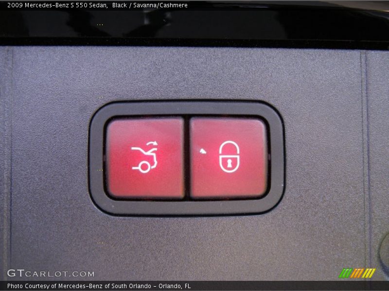 Black / Savanna/Cashmere 2009 Mercedes-Benz S 550 Sedan
