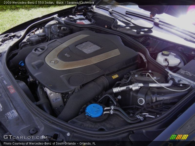 Black / Savanna/Cashmere 2009 Mercedes-Benz S 550 Sedan