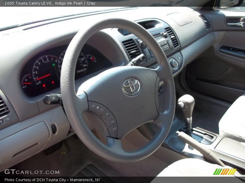 Indigo Ink Pearl / Gray 2005 Toyota Camry LE V6