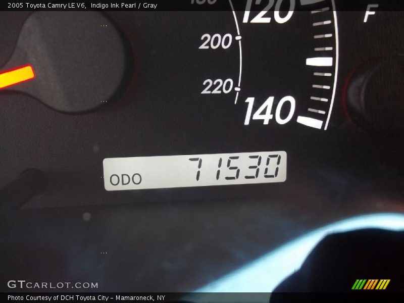 Indigo Ink Pearl / Gray 2005 Toyota Camry LE V6