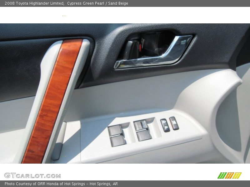 Cypress Green Pearl / Sand Beige 2008 Toyota Highlander Limited