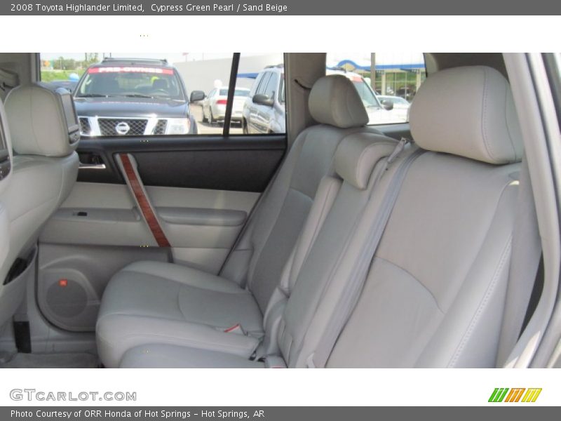 Cypress Green Pearl / Sand Beige 2008 Toyota Highlander Limited