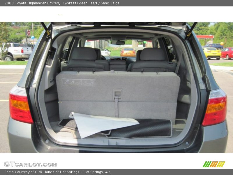 Cypress Green Pearl / Sand Beige 2008 Toyota Highlander Limited