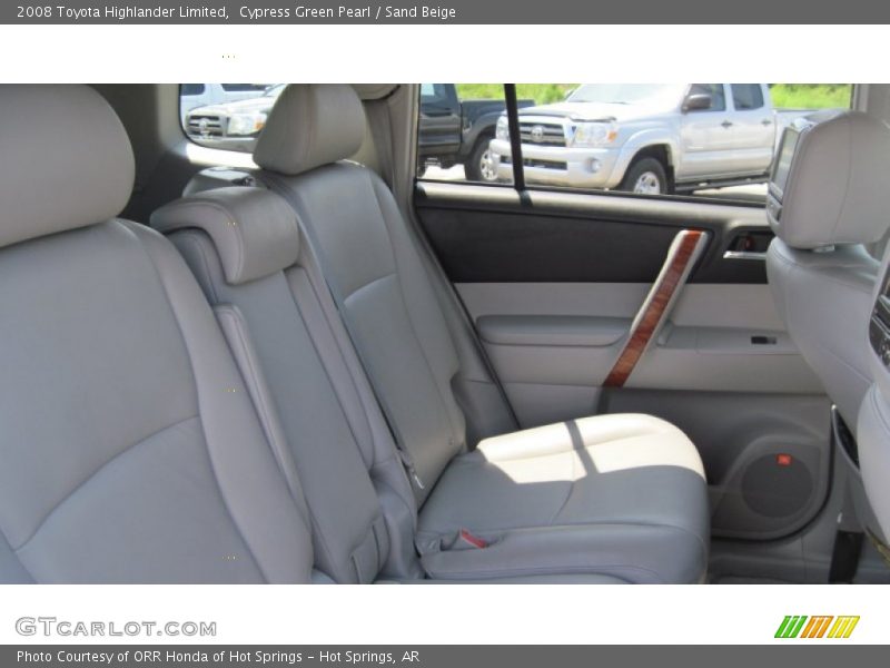 Cypress Green Pearl / Sand Beige 2008 Toyota Highlander Limited