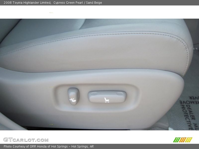Cypress Green Pearl / Sand Beige 2008 Toyota Highlander Limited