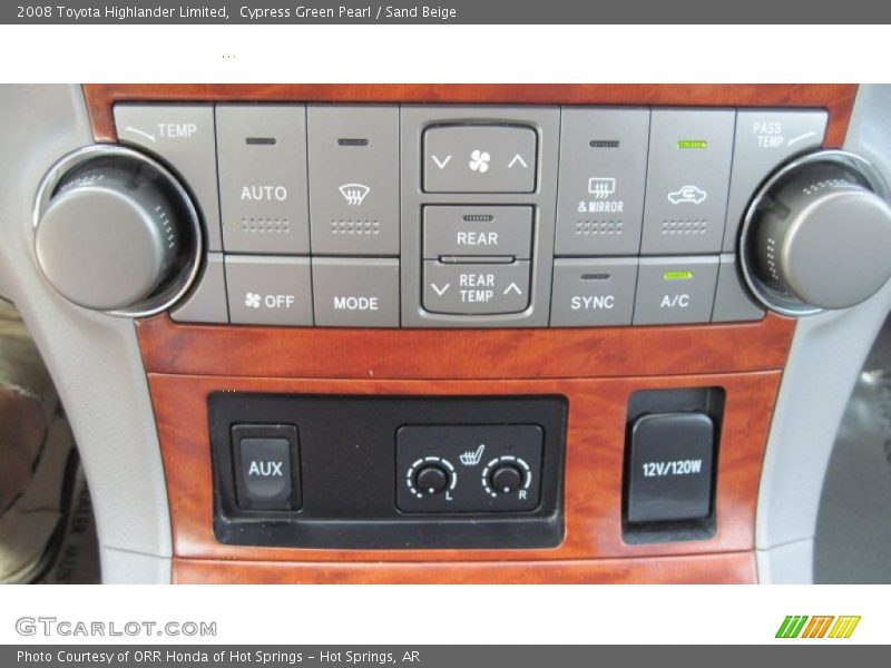 Cypress Green Pearl / Sand Beige 2008 Toyota Highlander Limited