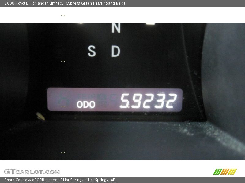 Cypress Green Pearl / Sand Beige 2008 Toyota Highlander Limited