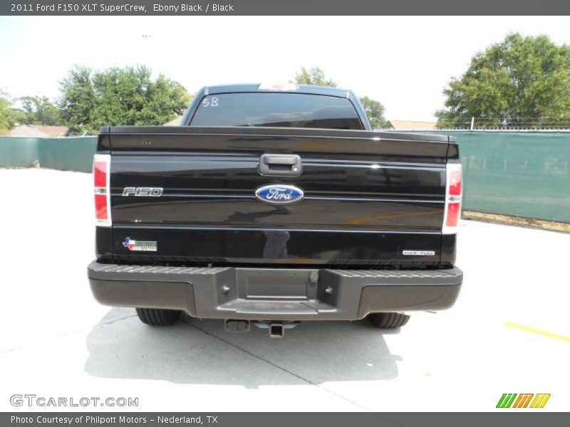 Ebony Black / Black 2011 Ford F150 XLT SuperCrew