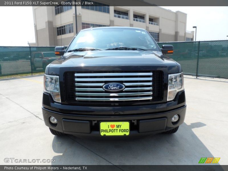 Ebony Black / Black 2011 Ford F150 XLT SuperCrew