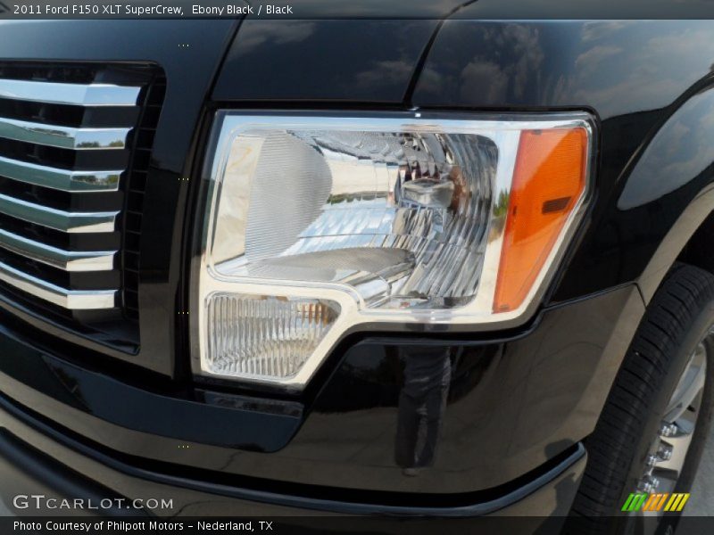 Ebony Black / Black 2011 Ford F150 XLT SuperCrew