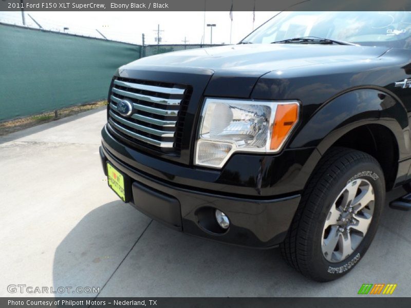 Ebony Black / Black 2011 Ford F150 XLT SuperCrew