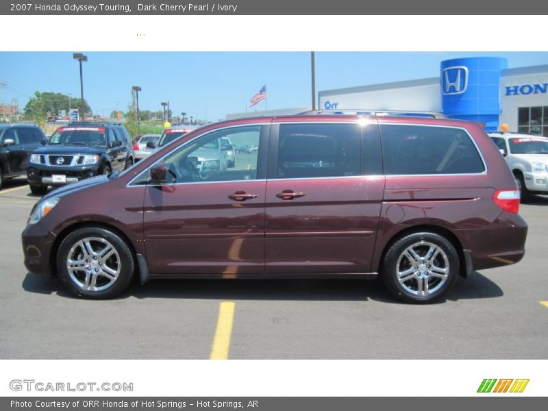 Dark Cherry Pearl / Ivory 2007 Honda Odyssey Touring