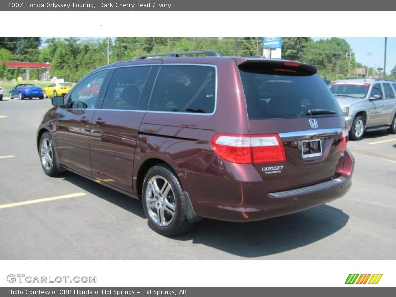Dark Cherry Pearl / Ivory 2007 Honda Odyssey Touring