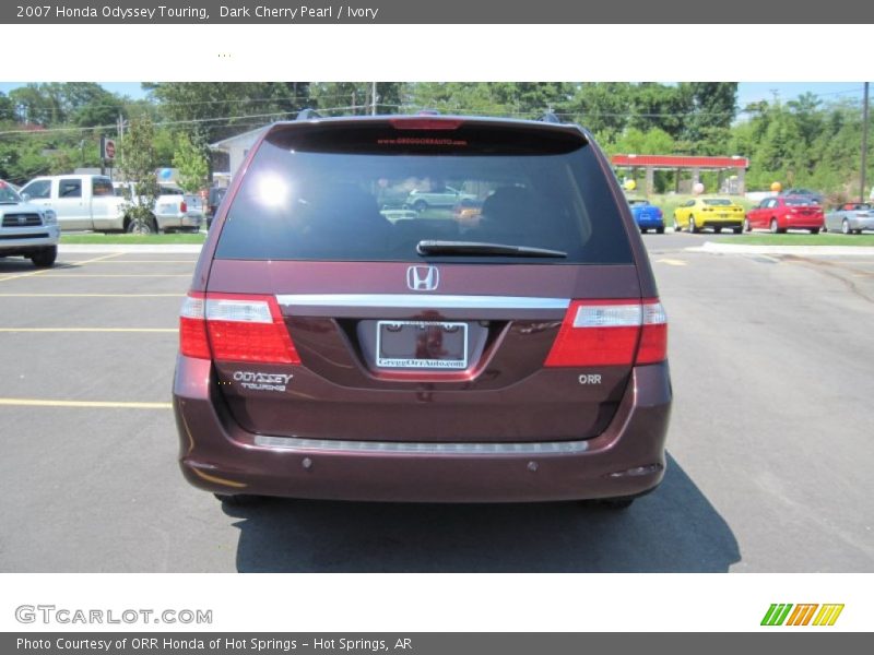 Dark Cherry Pearl / Ivory 2007 Honda Odyssey Touring