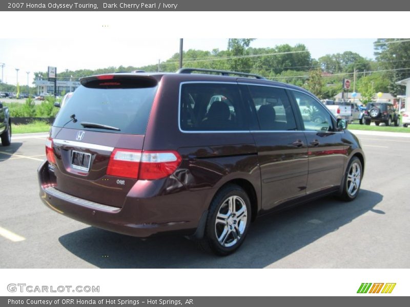 Dark Cherry Pearl / Ivory 2007 Honda Odyssey Touring
