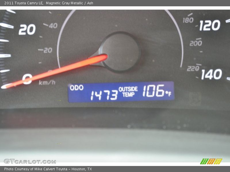 Magnetic Gray Metallic / Ash 2011 Toyota Camry LE