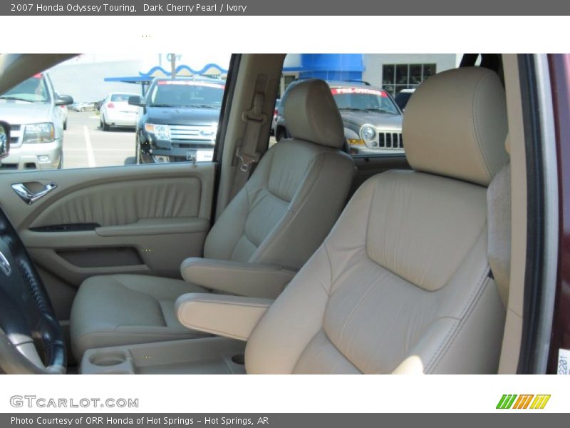 Dark Cherry Pearl / Ivory 2007 Honda Odyssey Touring