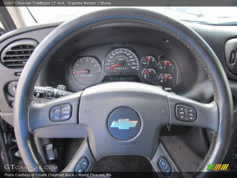 Graphite Metallic / Ebony 2007 Chevrolet TrailBlazer LT 4x4
