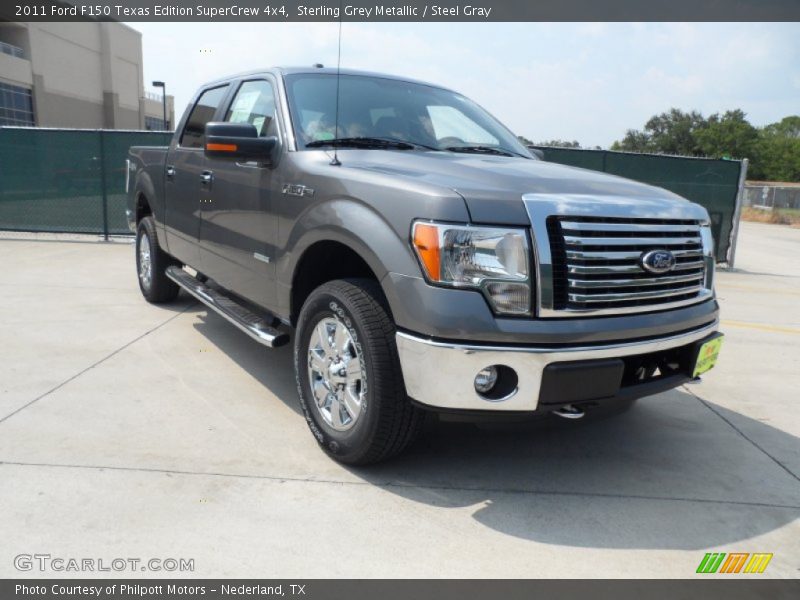 Sterling Grey Metallic / Steel Gray 2011 Ford F150 Texas Edition SuperCrew 4x4