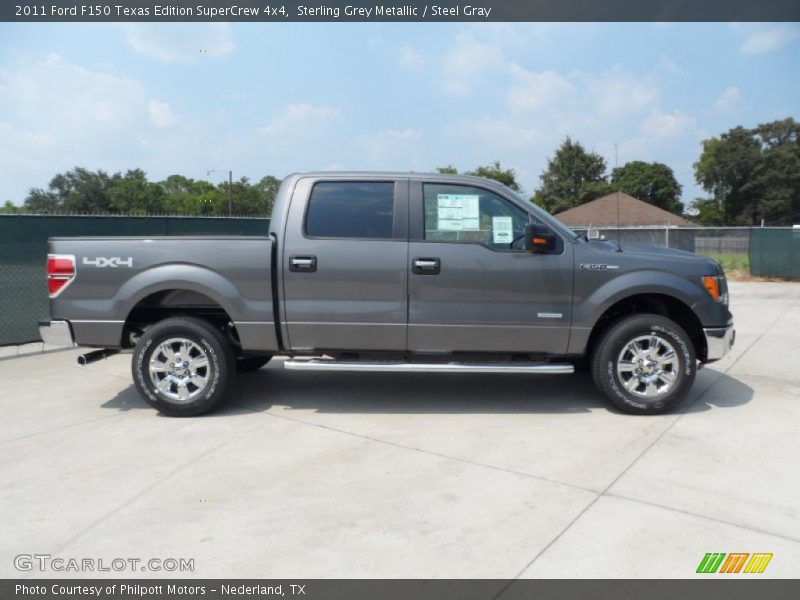 Sterling Grey Metallic / Steel Gray 2011 Ford F150 Texas Edition SuperCrew 4x4