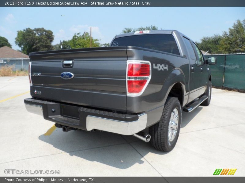 Sterling Grey Metallic / Steel Gray 2011 Ford F150 Texas Edition SuperCrew 4x4