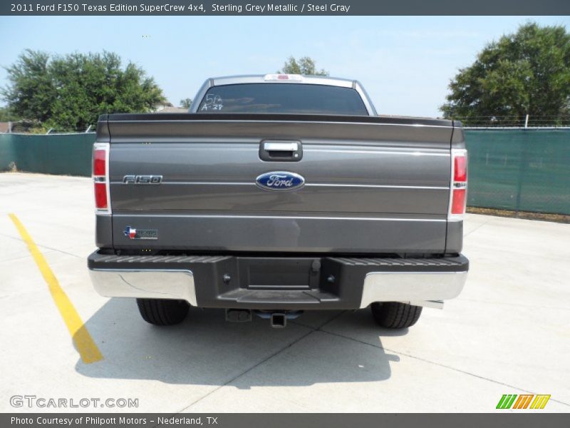 Sterling Grey Metallic / Steel Gray 2011 Ford F150 Texas Edition SuperCrew 4x4