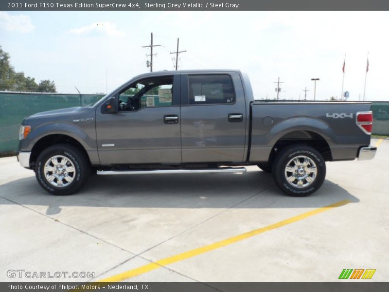 Sterling Grey Metallic / Steel Gray 2011 Ford F150 Texas Edition SuperCrew 4x4
