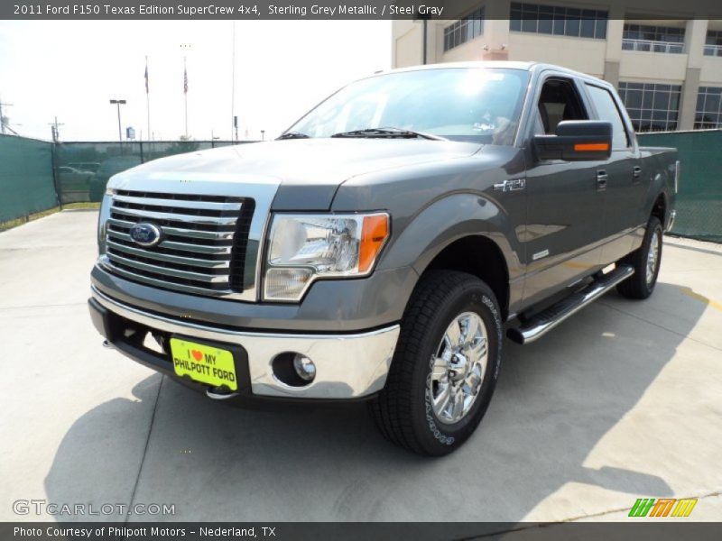 Sterling Grey Metallic / Steel Gray 2011 Ford F150 Texas Edition SuperCrew 4x4