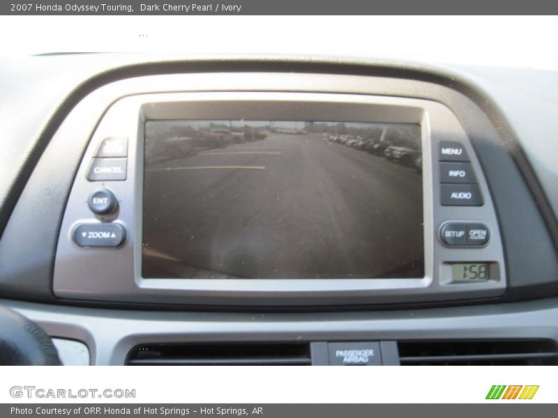 Dark Cherry Pearl / Ivory 2007 Honda Odyssey Touring