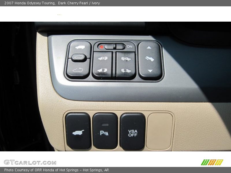 Dark Cherry Pearl / Ivory 2007 Honda Odyssey Touring