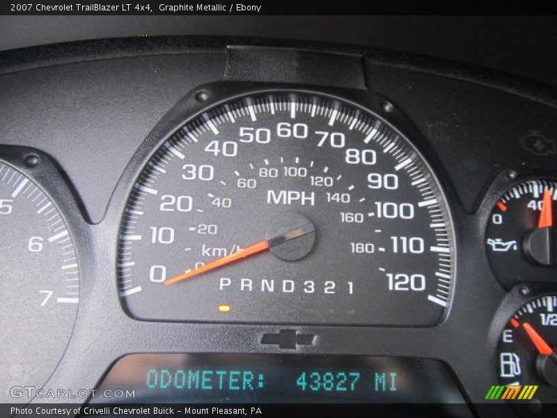 Graphite Metallic / Ebony 2007 Chevrolet TrailBlazer LT 4x4