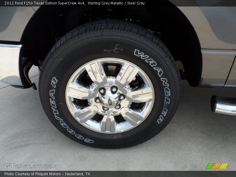 Sterling Grey Metallic / Steel Gray 2011 Ford F150 Texas Edition SuperCrew 4x4