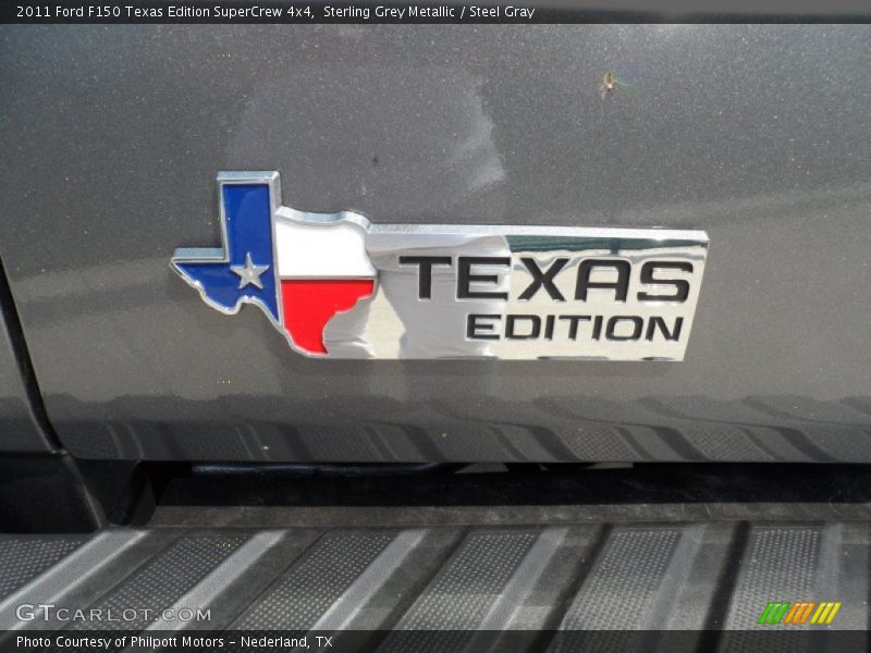 Sterling Grey Metallic / Steel Gray 2011 Ford F150 Texas Edition SuperCrew 4x4