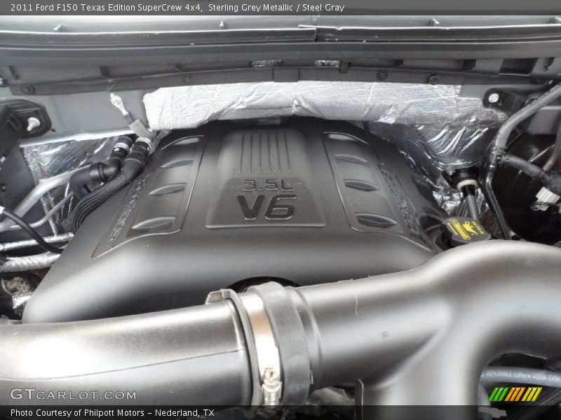 Sterling Grey Metallic / Steel Gray 2011 Ford F150 Texas Edition SuperCrew 4x4