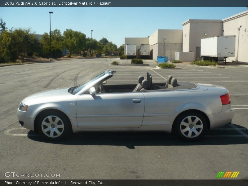  2003 A4 3.0 Cabriolet Light Silver Metallic