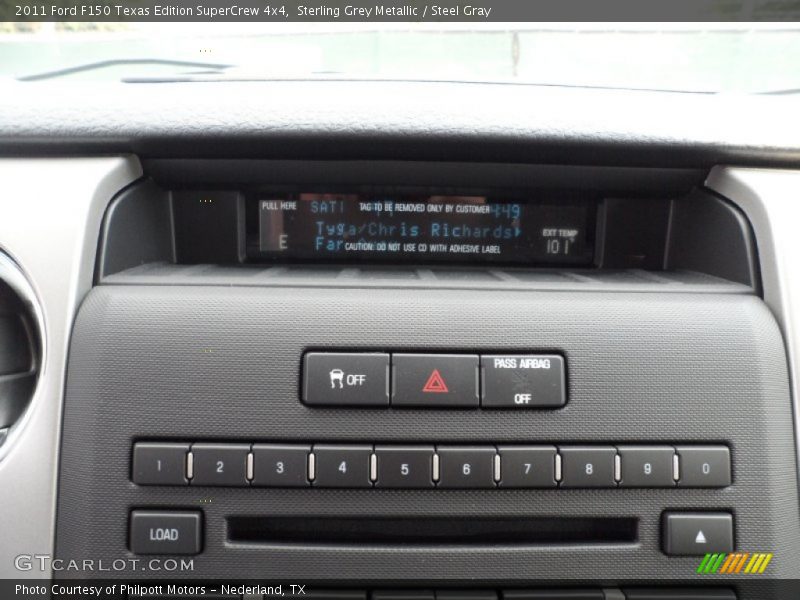 Sterling Grey Metallic / Steel Gray 2011 Ford F150 Texas Edition SuperCrew 4x4