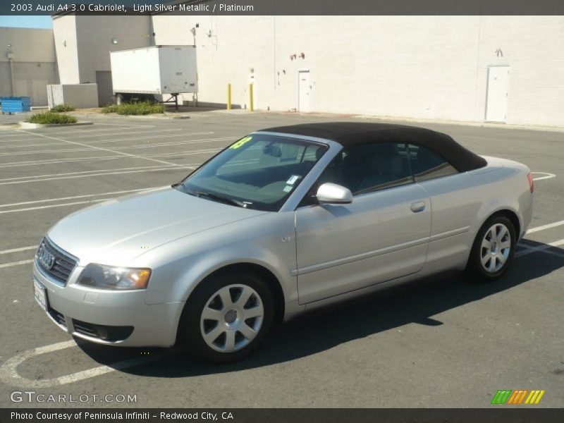  2003 A4 3.0 Cabriolet Light Silver Metallic
