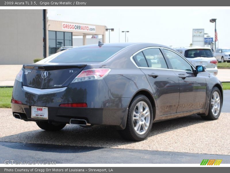 Grigio Gray Metallic / Ebony 2009 Acura TL 3.5