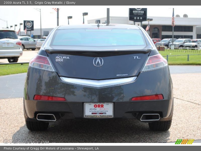 Grigio Gray Metallic / Ebony 2009 Acura TL 3.5