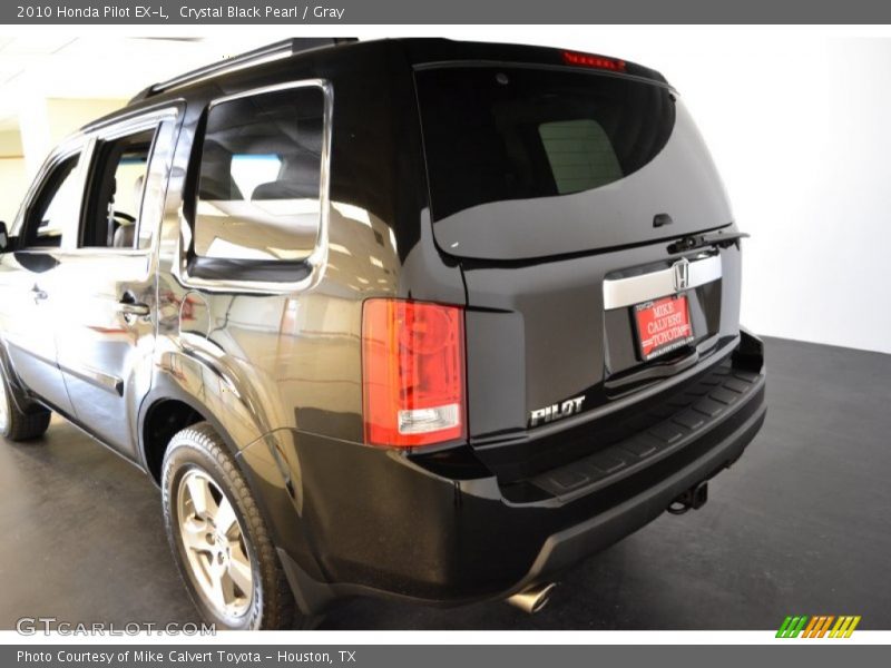 Crystal Black Pearl / Gray 2010 Honda Pilot EX-L
