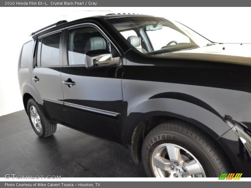 Crystal Black Pearl / Gray 2010 Honda Pilot EX-L