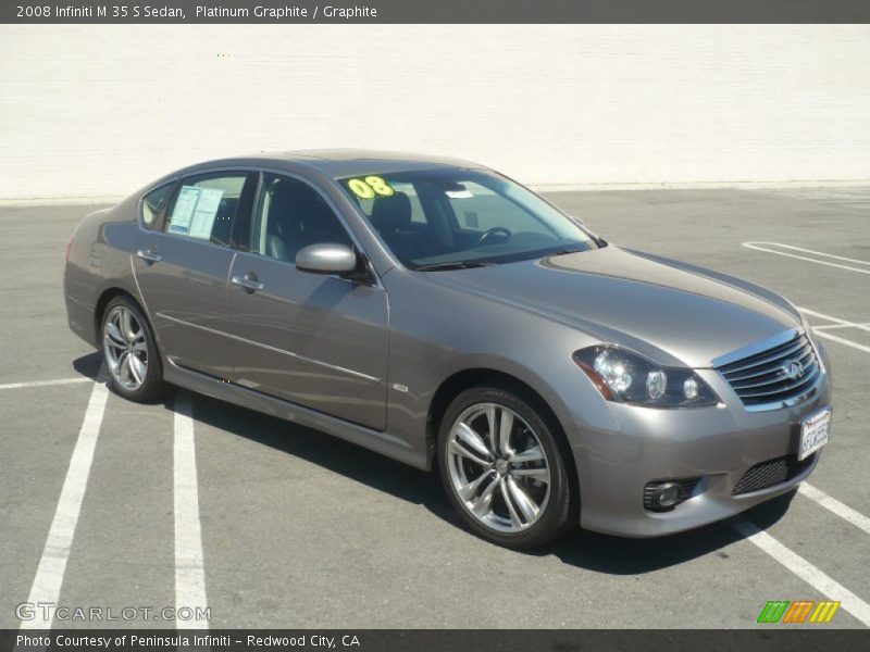 Platinum Graphite / Graphite 2008 Infiniti M 35 S Sedan