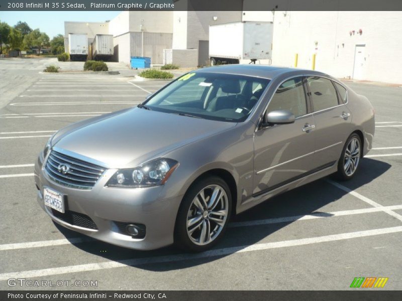 Front 3/4 View of 2008 M 35 S Sedan