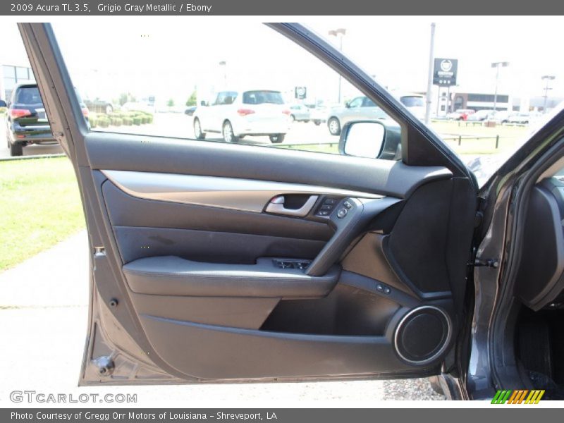 Grigio Gray Metallic / Ebony 2009 Acura TL 3.5