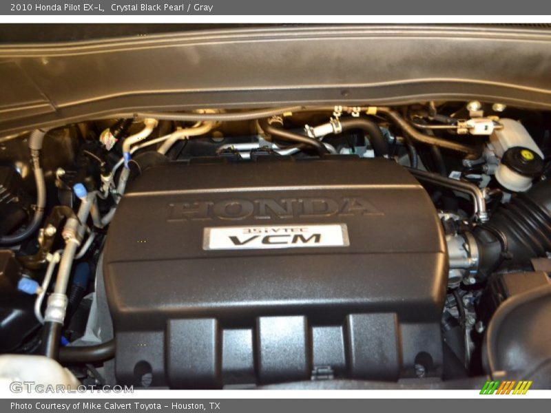 Crystal Black Pearl / Gray 2010 Honda Pilot EX-L