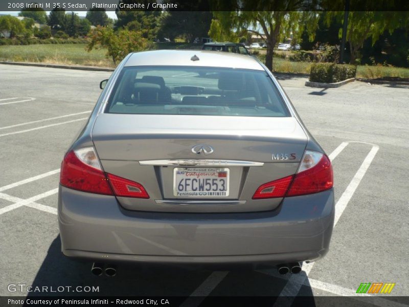 Platinum Graphite / Graphite 2008 Infiniti M 35 S Sedan